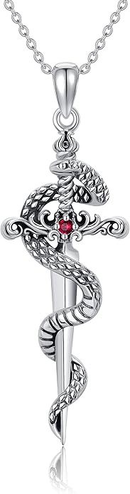 Sterling Silver Cute Animal Pendant Necklace Fox/Snake/Unicorn/Owl on Moon/Rabbit/Horse Necklace Jewelry Gifts for Women Mom Sister