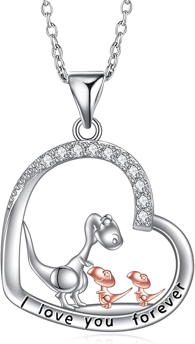 Penguin/Elephant/Frog Mushroom/Cat/Fox/Highland Cow/Axolotl/Yorkie Necklace Jewelry for Women Birthday Christmas Gifts