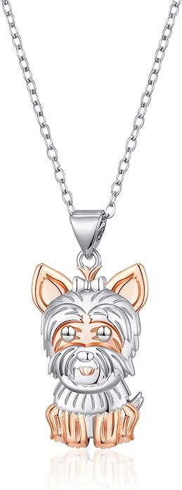 Penguin/Elephant/Frog Mushroom/Cat/Fox/Highland Cow/Axolotl/Yorkie Necklace Jewelry for Women Birthday Christmas Gifts