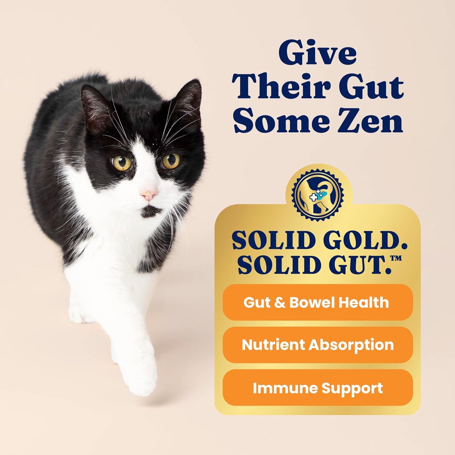 Solid Gold High Protein Dry Cat Food - Grain Free & Gluten Free Alaskan Pollock Cat Dry Food w/Probiotics for Gut Health & Digestion - High Fiber & Omega 3 - Low Carb Superfood Kibble - All Ages -3LB