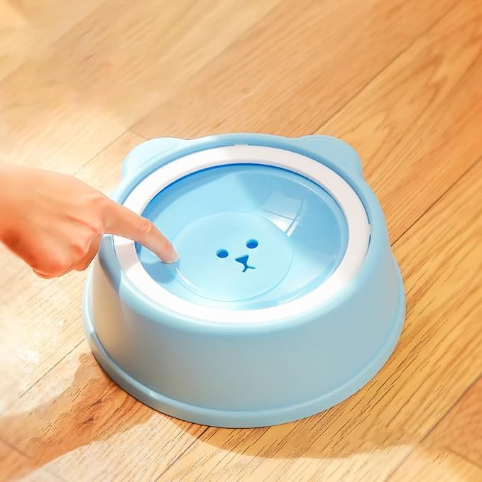 Pet Water Bowl- Portable Dog Water Dispenser, No Spill Water Bowl for Dogs with Spill-Proof Design, Perfect for Dogs and Cats, Keeps Your Pet Hydrated Anywhere (Blue)