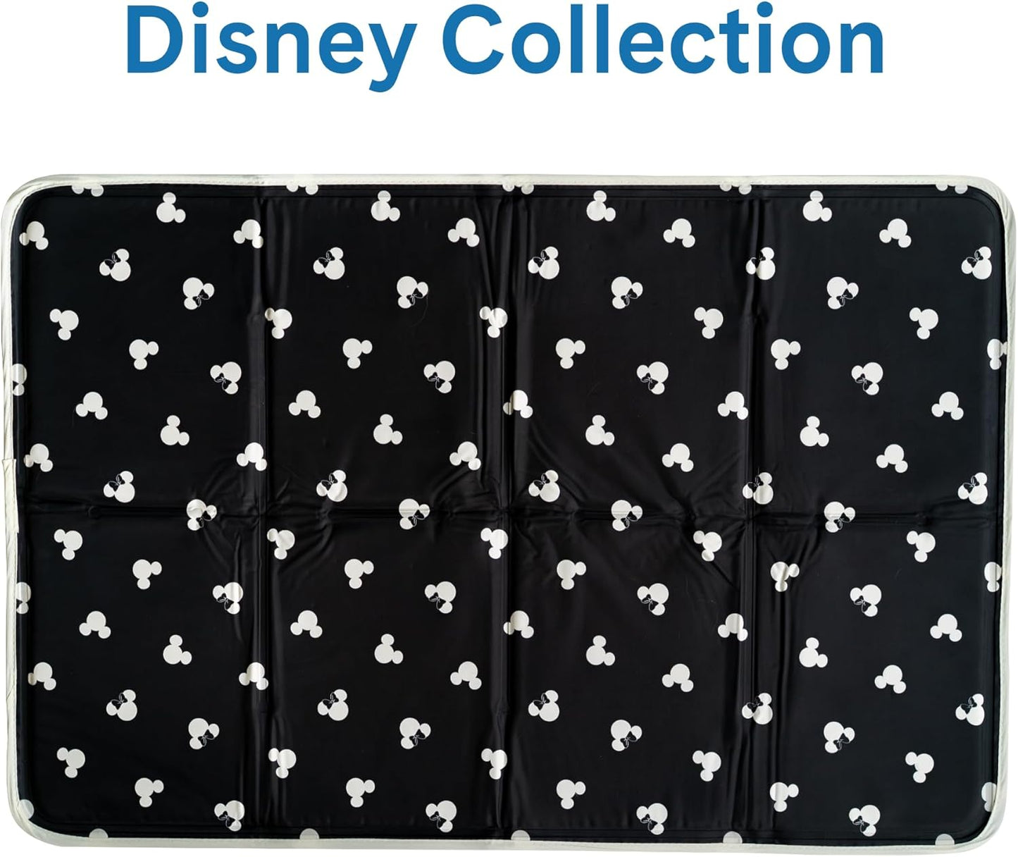 The Green Pet Shop Cool Pet Pad - Medium, Disney’s Mickey & Minnie Mouse - Self-Cooling, Pressure Activated Mat for Dogs & Cats from 21-45 lbs - Non-Toxic Gel, No Water Needed