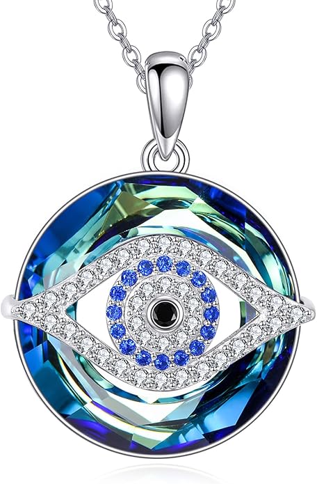 Turtle/Black Cat/Compass Necklace Sterling Silver Crystal Pendant Necklaces Cute Animal Jewerly for Women Mom