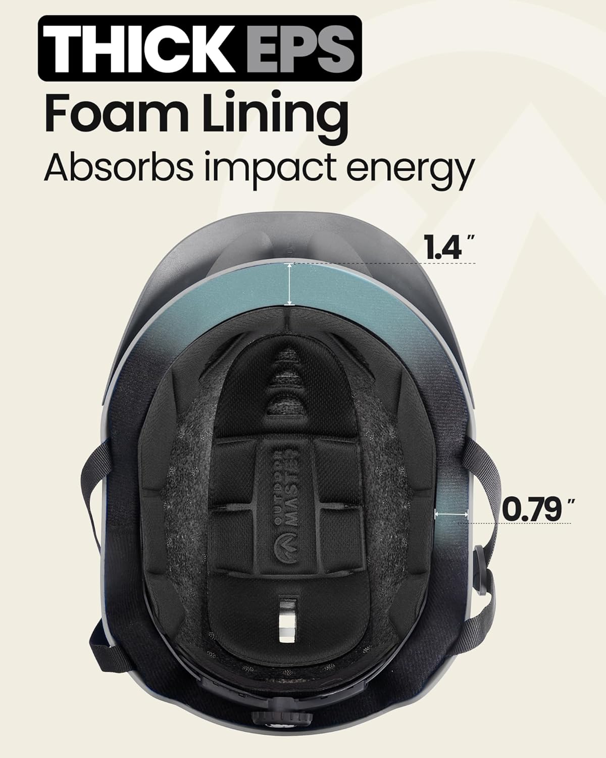 OutdoorMaster Equestrian Helmet, Horse Riding Helmet with Sun Visor and Excellent Ventilation, Adjustable Safe Helmet for Men, Women & Youth