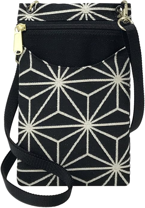 Danny K. Women's Tapestry Crossbody Cell Phone or Passport Purse, Handmade in USA