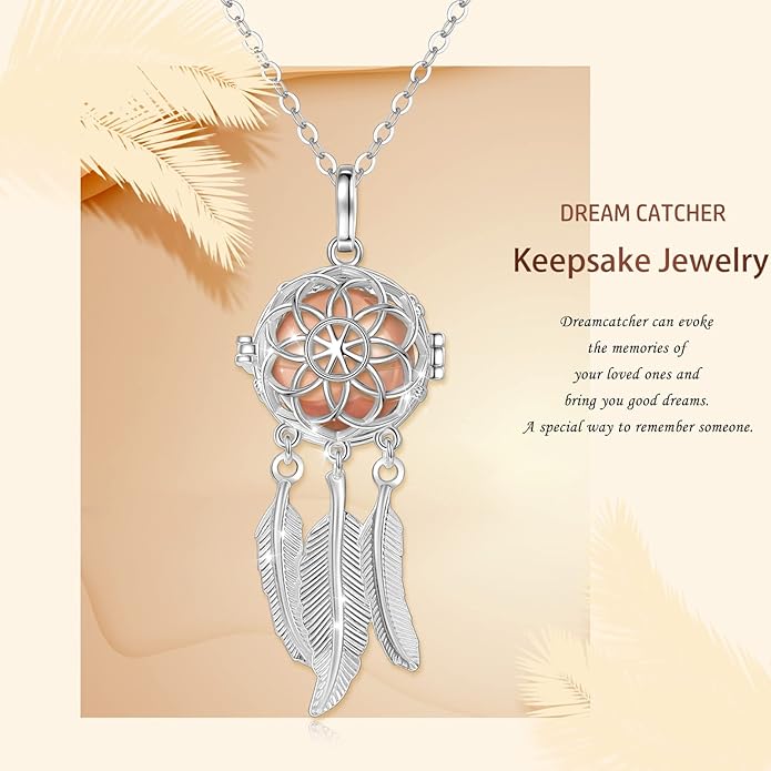 INFUSEU Unique Urn Necklaces for Ashes for Women, Cremation Jewelry for Human Pet Ashes, 24 Inch Chain