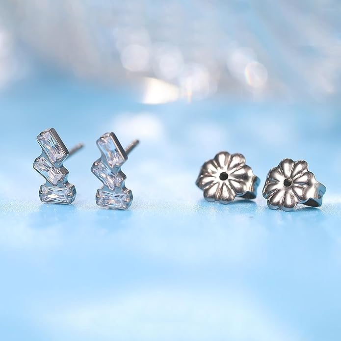 Limerencia G23 Pure Titanium Hypoallergenic Earrings | F136 Implant Grade Titanium Jewelry for Sensitive Ears