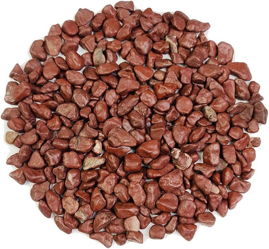 HappyFiller Small Red River Rocks Decorative Pebbles Natural Aquarium Gravel Stones for Fish Turtle Tank,Soil Cover,Indoor Outdoor Garden Succulent Potted Plants Top Dressing,Zen Garden,18 LB