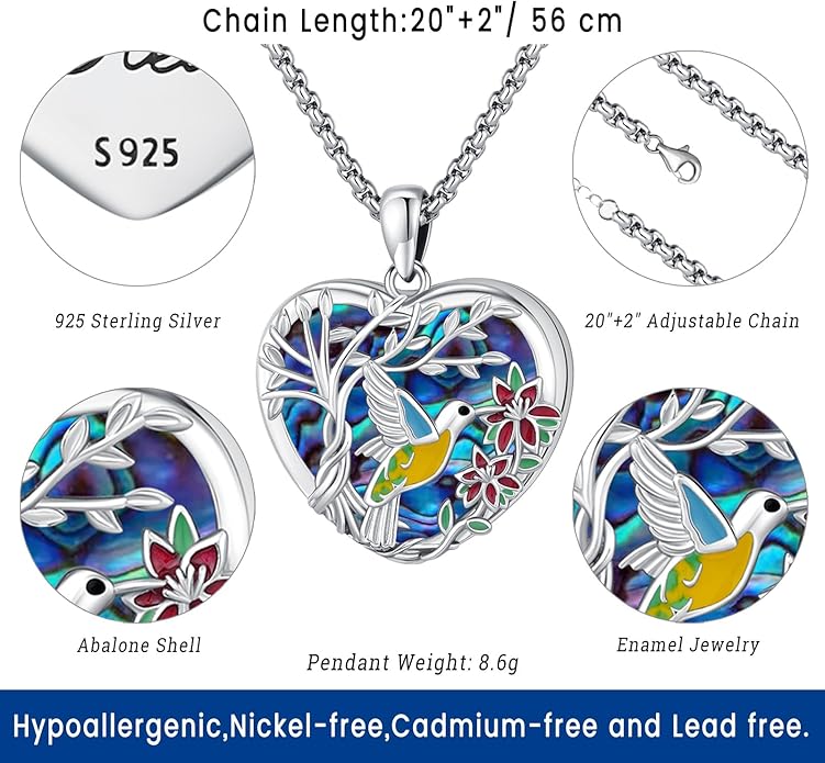 Picture Locket Necklace for Women Men Rose 14K Real Gold 925 Sterling Silver Jewelry Heart Locket Necklace that Holds Pictures Tree of Life Viking Wolf Celtic Knot St Christopher St Michael Pendant