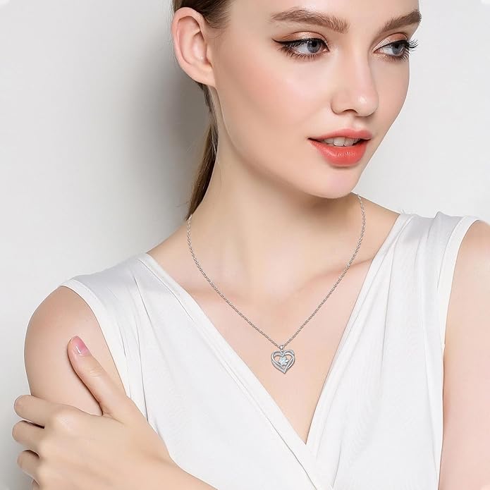 Dog Cat Necklace Pendant 925 Sterling Silver Pet Jewelry Gifts for Women