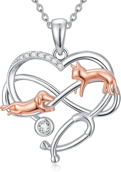 Capybara/Squirrel/Chihuahua Necklace Sterling Silver Chihuahua Squirrel Jewelry Capybara Gifts for Women