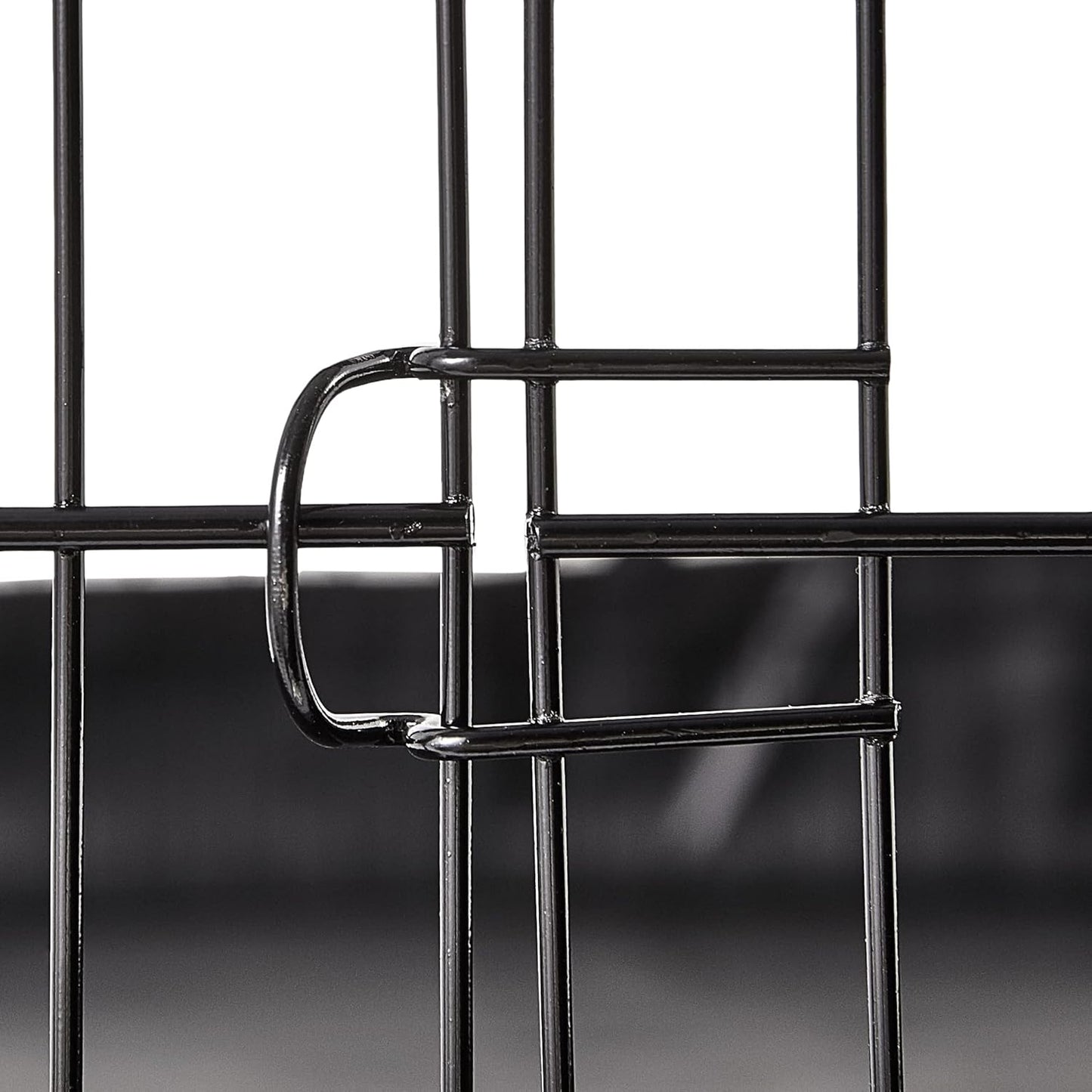 Amazon Basics Leakproof Canvas Bottom Guinea Pig Pet Cage with Divider Set, Black, 47.6"L x 24.2"W x 14.0"H