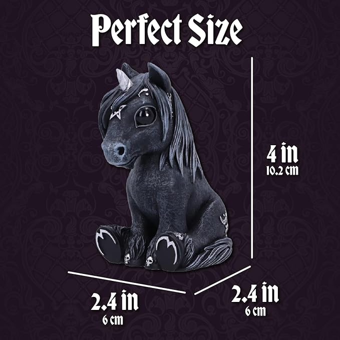 Nemesis Now Cult Cuties Adorable Occult Figurines, Bewitching Evil Spirit Creatures, Hand-Painted, Resin - Culticorn