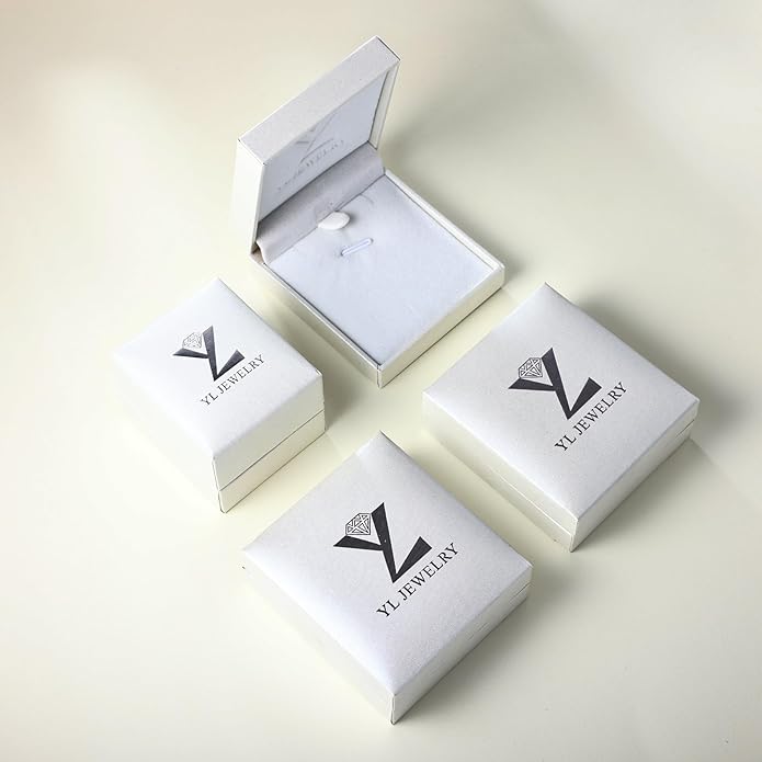 YL Caduceus Necklace Sterling Silver Doctor Nurse Themed Pendant Birthstone Angel Wings Snake Jewelry for Women