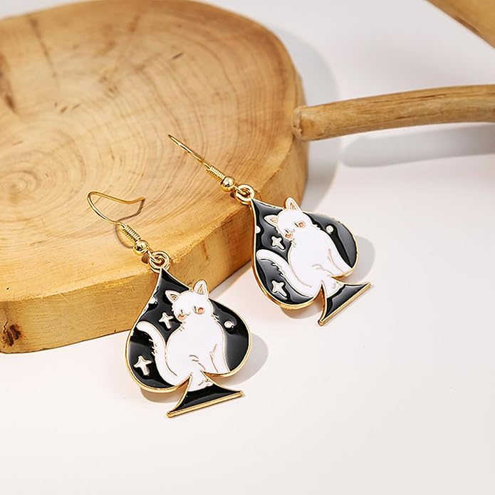 Cat Earrings for Women Trendy Stuff Mothers Day Gifts Funny Animal Stud Earrings Jewelry Gifts for Cat Lovers Birthday Christmas