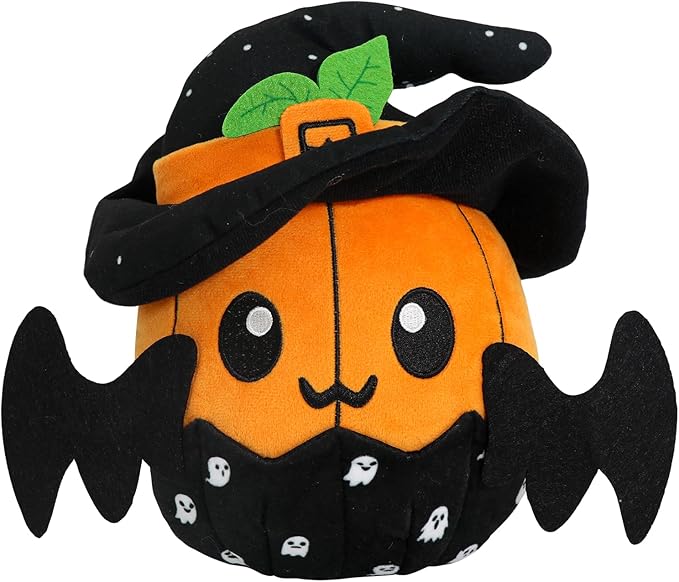 Halloween Plush Witch Dolls, Cute Pumpkin Witch Plushies - Stuffed Animal Pillow Toys for Boys & Girls, Birthday Gifts