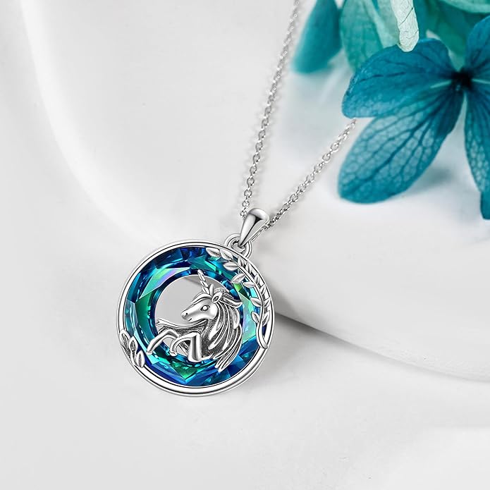 MONGAS Fairy/Airplane/Cello/Dog Cat/Unicorn Necklace Sterling Silver Fairy/Airplane/Cello/Dog Cat/Unicorn Jewelry for Women