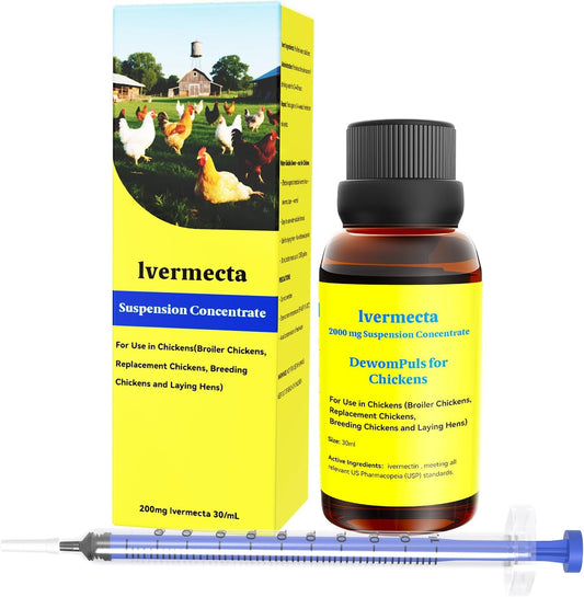 Poultry Chicken Supplies, Safe for Eggs, 30 mL