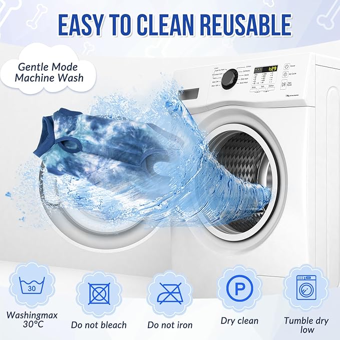 Lukovee Recovery Suit for Dogs, Onesie Surgery Recovery Suit for Female Male Dogs, Abdominal Wounds Cone E-Collar Alternative Prevent Licking Spay Recovery Suit (TBL,XL)