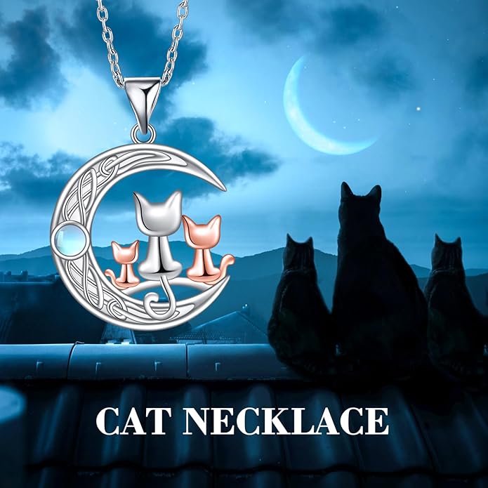 Penguin/Elephant/Frog Mushroom/Cat/Fox/Highland Cow/Axolotl/Yorkie Necklace Jewelry for Women Birthday Christmas Gifts