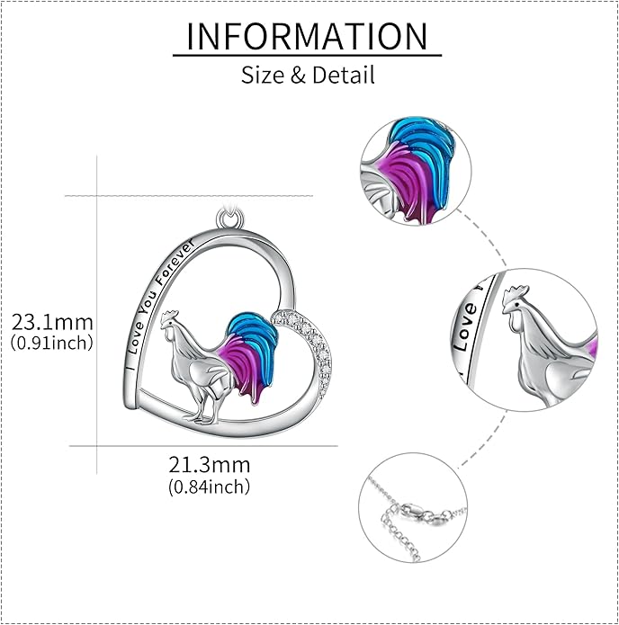 MONGAS Penguins/Guinea Pig/Pig/Fox/Corgi/Frog/Bunny/Koala8/Cow/French Bulldog Necklaces Penguin Gifts 925 Sterling Silver Hugging Penguins Cute Animal Jewelry for Women Sister