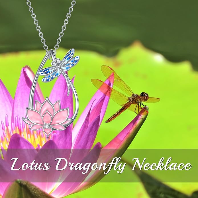 925 Sterling Silver Lab Grown Diamond Animal Necklace Cat/Bear/Bee/Dolphin/Dragonfly/Horse/Hummingbird/Koala/Parrot/Penguin/Pigeon/Sea Turtle/Starfish Lab Grown Diamond Necklace Gift for Women
