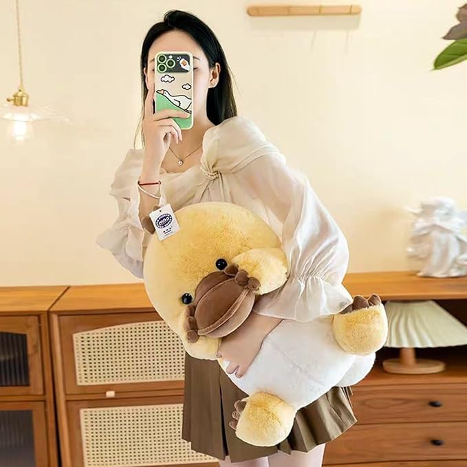 Ryttir 11.8" Chubbier Large Duck Stuffed Animal,Soft Duck Plush Stuffed Duck Pillow for Kids and Adults - Perfect Christmas Décor Duck Gifts for Cuddling and Room Decoration