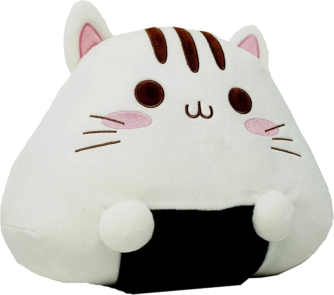 Rice Ball Onigiri Japanese Sushi Cat 10 inches Soft Cute Design Decoration Food Party Gift