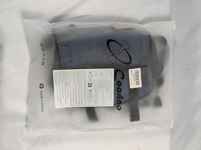 Coodeo Dog Lift Harness, Full Body Support & Recovery Sling, Pet Rehabilitation Lifts Vest for Old Dog with Arthritis Walk(Bule,L)