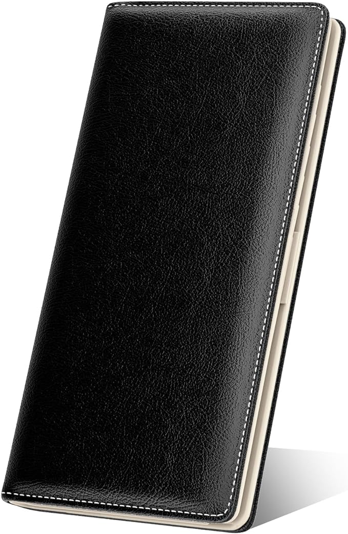 Nipichsha Womens Wallet, RFID Slim Wallets for Women, Thin Ladies Credit Card Holder Purse, Cute Leather Bifold Clutch Billfold with 11 Card Slots & ID Window, Black