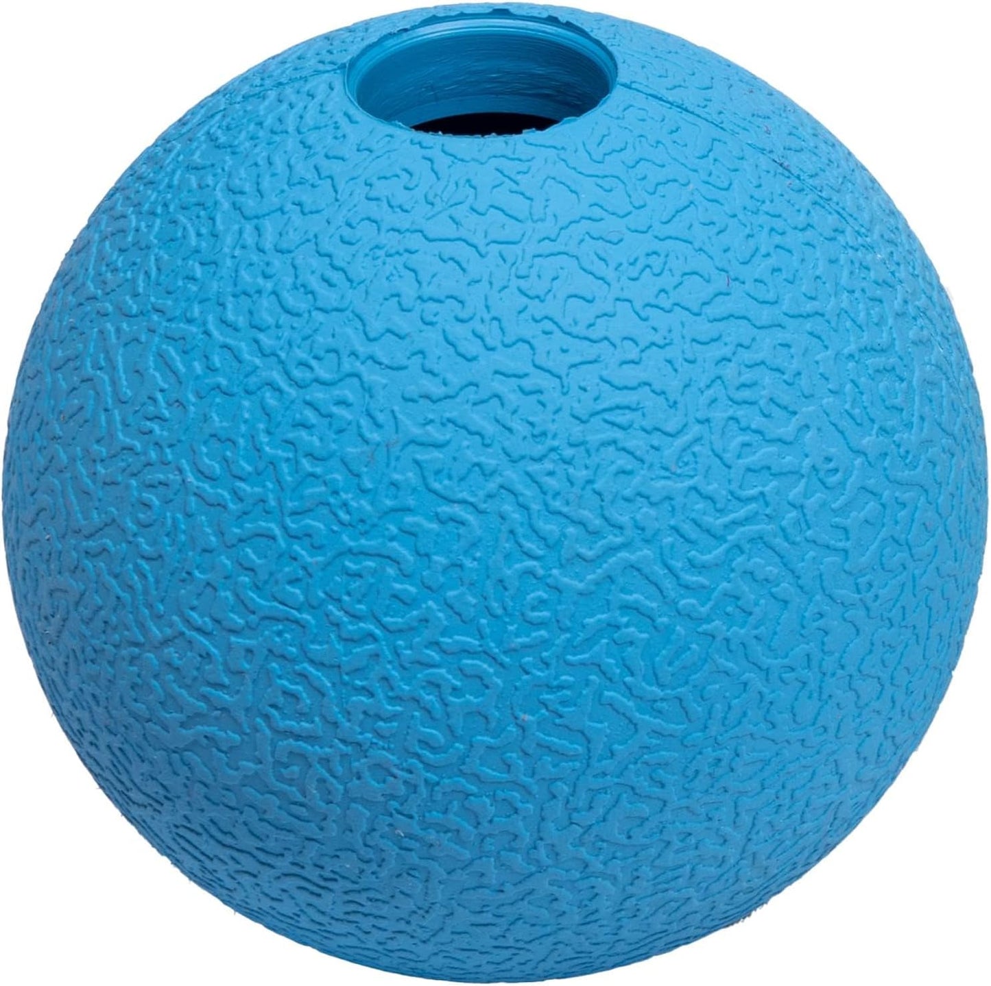 Amazon Basics Dog Toys, Interactive Assorted Rubber Balls, (Pack of 3), 2.5 inch, Blue, Beige, Orange