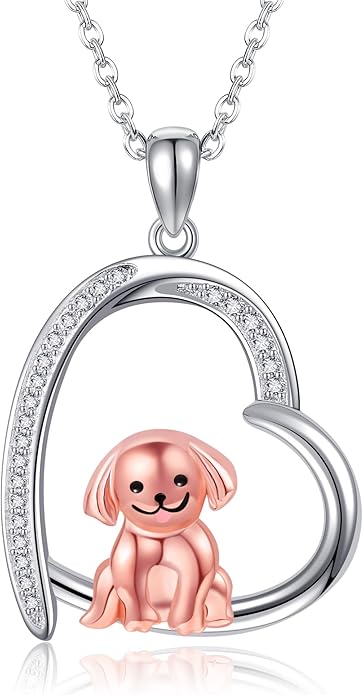 MONGAS Penguins/Guinea Pig/Pig/Fox/Corgi/Frog/Bunny/Koala8/Cow/French Bulldog Necklaces Penguin Gifts 925 Sterling Silver Hugging Penguins Cute Animal Jewelry for Women Sister