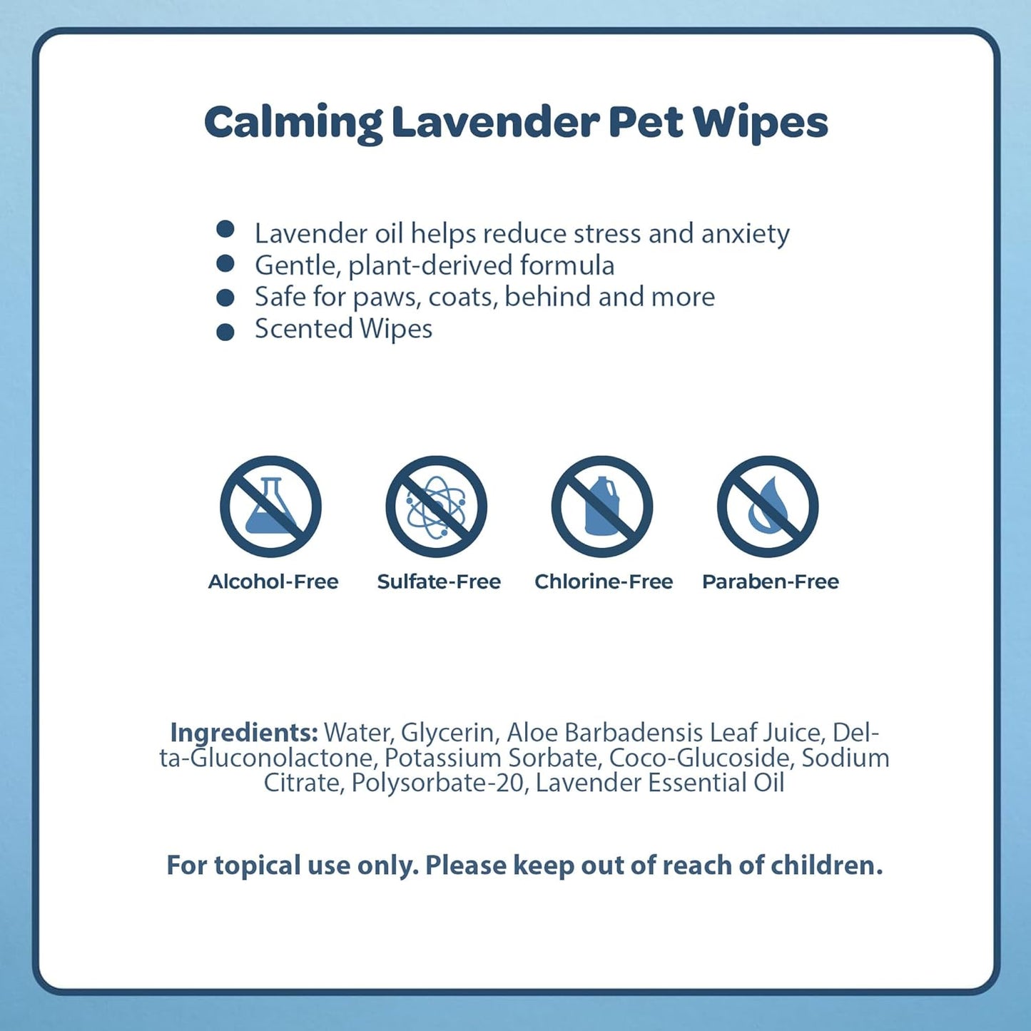Best Pet Supplies Pet Grooming Wipes for Dogs & Cats,Deodorizer for Coats & Dry, Itchy, or Sensitive Skin, Clean Ears, Paws, Body, & Butt - Calming Lavender, 400 Count