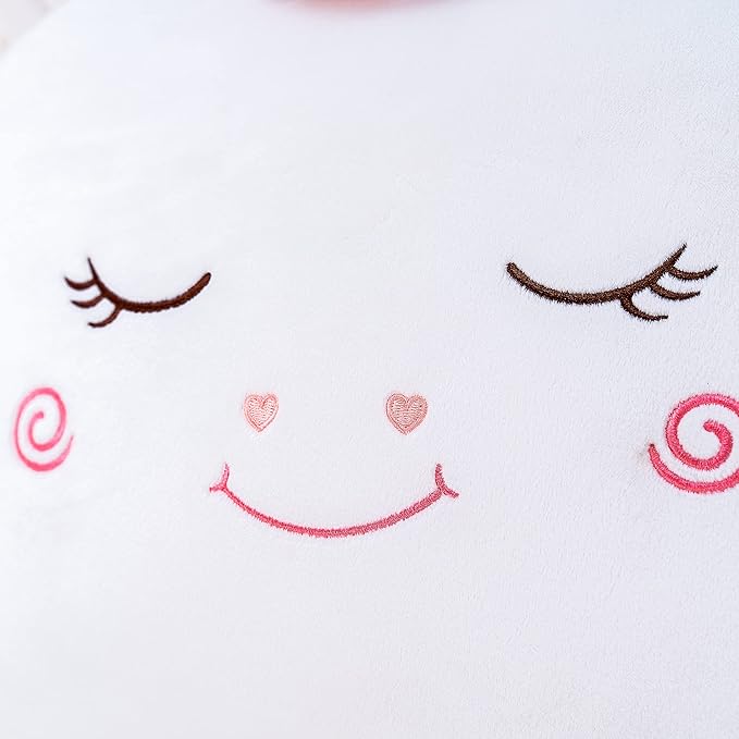 Lazada Stuffed Unicorn Pillow Plush Girl Toys Gift for Toddler for Girls White 15 Inches