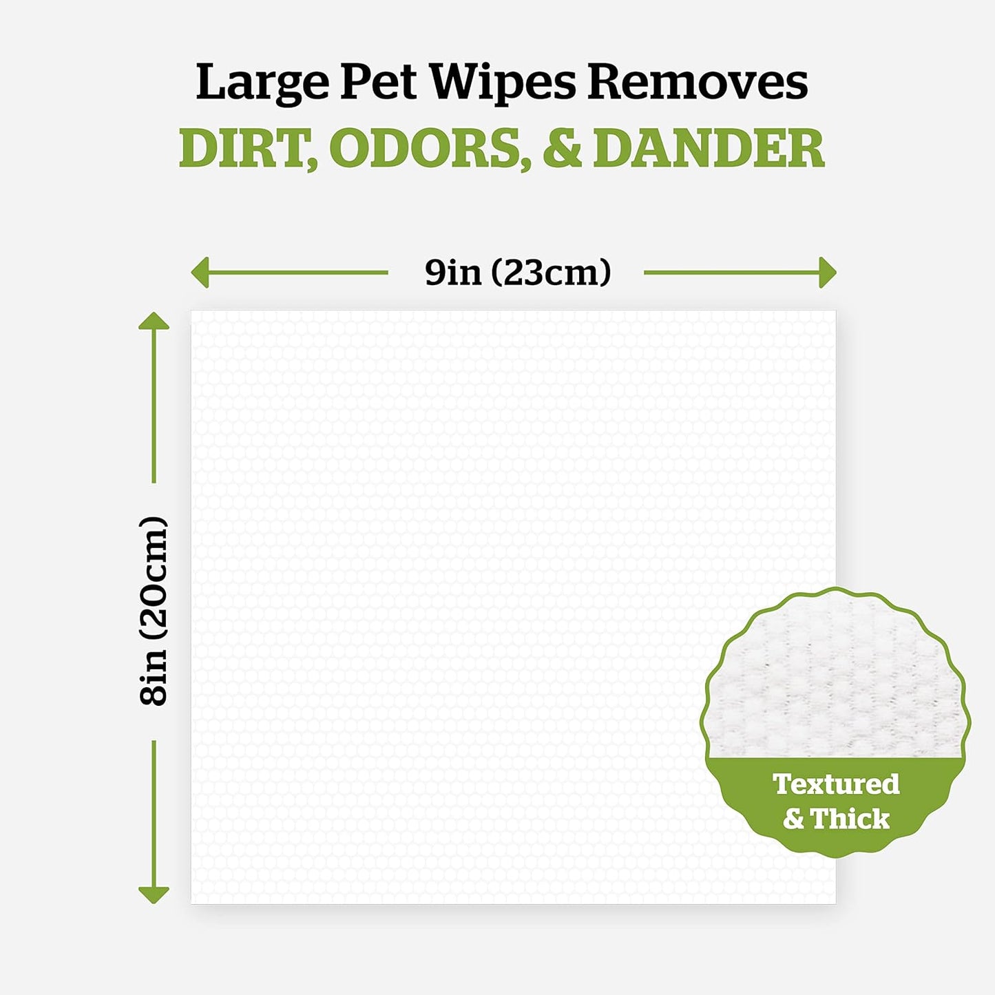 Pogi’s Dog Grooming Wipes – Hypoallergenic Pet Wipes for Paws, Body & Butt – Cleaning & Hydrating, Fragrance Free, 100-Count