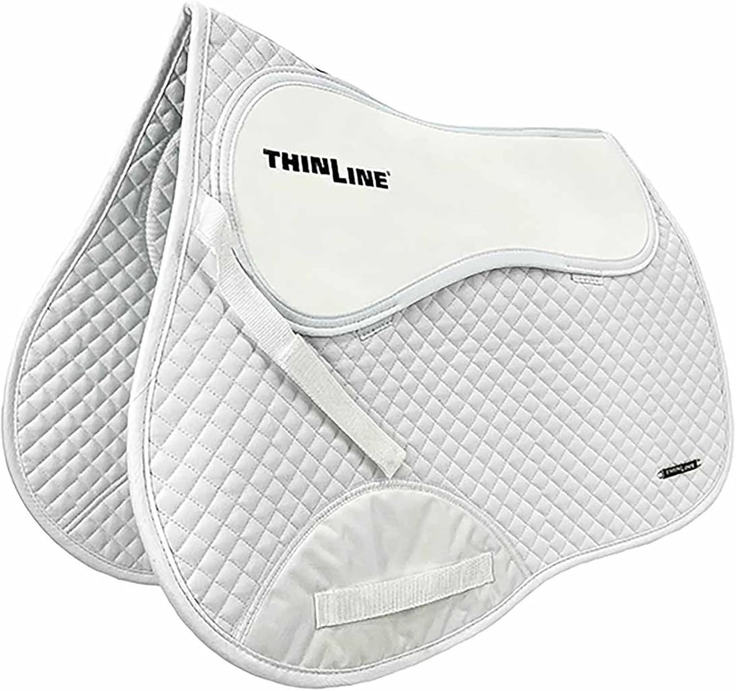 Thinline Cotton Quilted Jumper Durable Breathable Horse Riding Washable Shock-Absorbing no-Slip Thin Equine Saddle Pad - Equestrian Equipment and Accessories