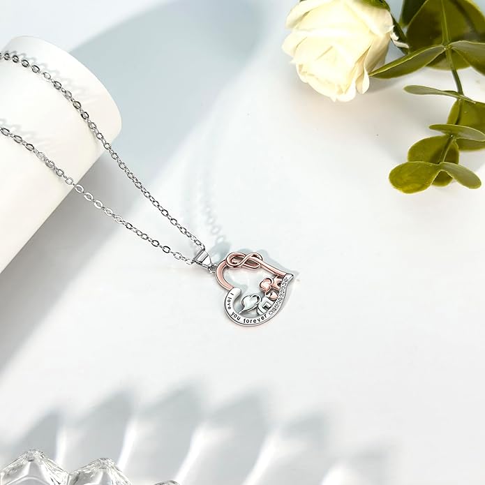 Penguin/Elephant/Frog Mushroom/Cat/Fox/Highland Cow/Axolotl/Yorkie Necklace Jewelry for Women Birthday Christmas Gifts