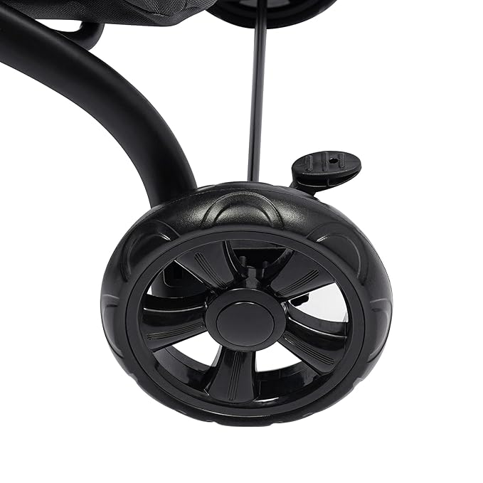 Double Pet Stroller,3.07lbs Dog Cat Carrying Cart,Lightweight Foldable Pet Stroller with 4 Wheels,Blue Portable Compact Pet Travel Cart for Small Dogs and Cats (Blue)