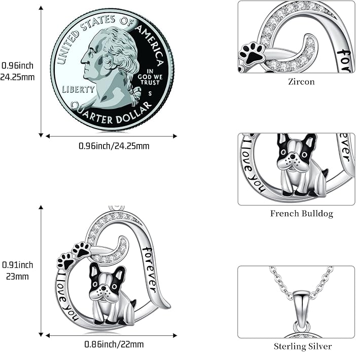 Dog/Paw Print/Infinity Necklace for Women 925 Sterling Silver Heart Dogs Pendant Necklaces Jewelry Christmas Birthday Gifts for Dog Lovers Friends