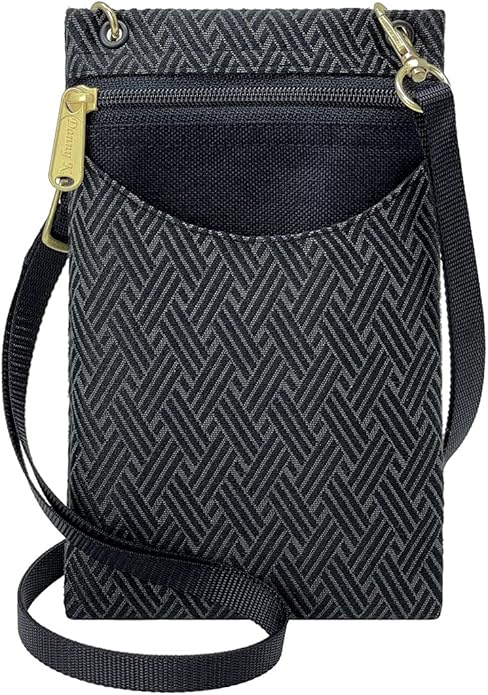 Danny K. Women's Tapestry Crossbody Cell Phone or Passport Purse, Handmade in USA