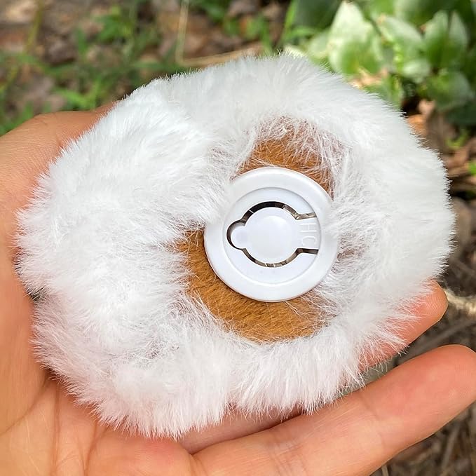 Pack of 5 Realistic Plush Baby Cats Figurines - Mini Christmas Tree Hanging Ornaments. Faux Fur Kittens. Backpack Fluffy Kitty Pendant Keychain Toys