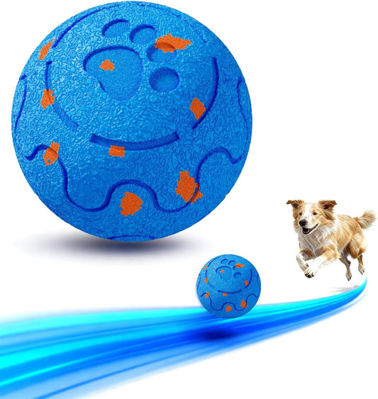 Dog Balls: Interactive Dog Ball, Self-Moving Dog Toy with Auto-Rolling & Bouncing, E-TPU Material, IP54 Waterproof, Motion-Activated, for Small/Medium/Large Dogs (Blue)