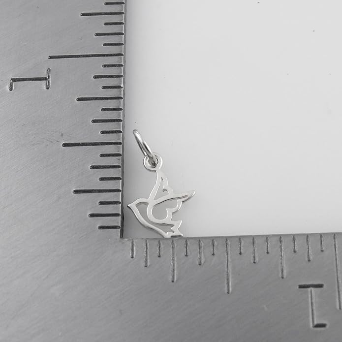 FashionJunkie4Life Sterling Silver Bird Pendant Necklaces for Women