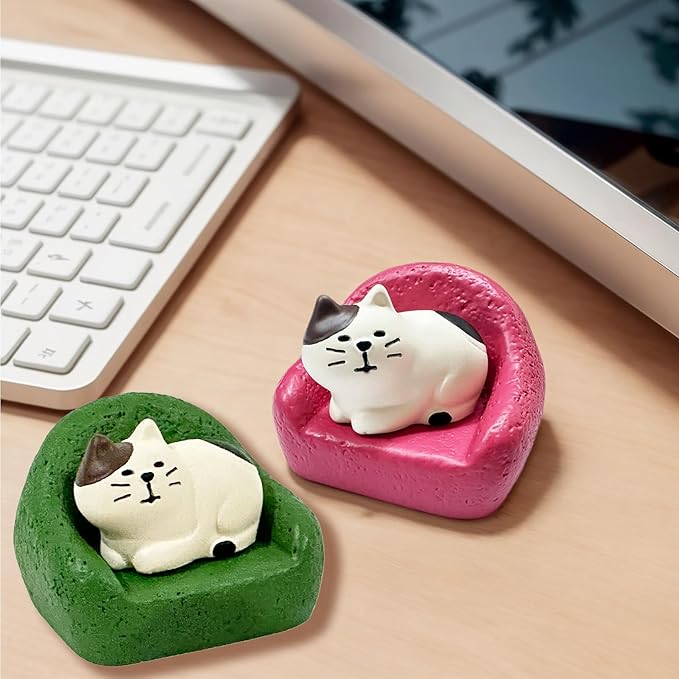 Miniature Cat Figurines Cute Mini Cat Figurines Miniatures Desk Decor