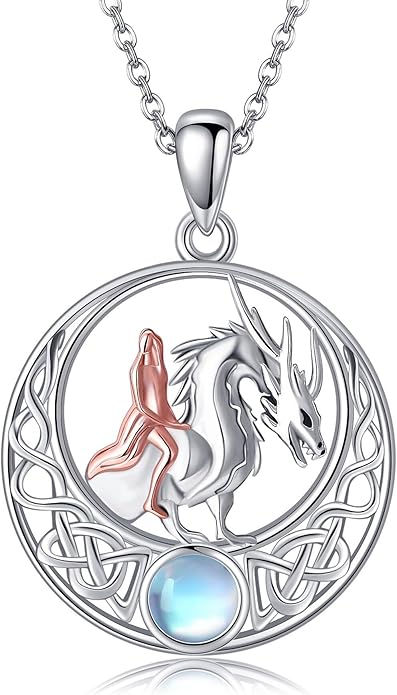 Animal and Human Necklace Sterling Silver 925 Cute Animal Necklaces Jewelry Gift For Women
