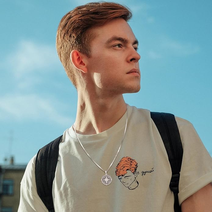 Picture Locket Necklace for Women Men Rose 14K Real Gold 925 Sterling Silver Jewelry Heart Locket Necklace that Holds Pictures Tree of Life Viking Wolf Celtic Knot St Christopher St Michael Pendant