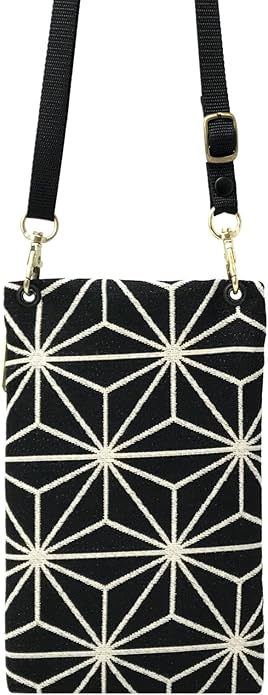 Danny K. Women's Tapestry Crossbody Cell Phone or Passport Purse, Handmade in USA