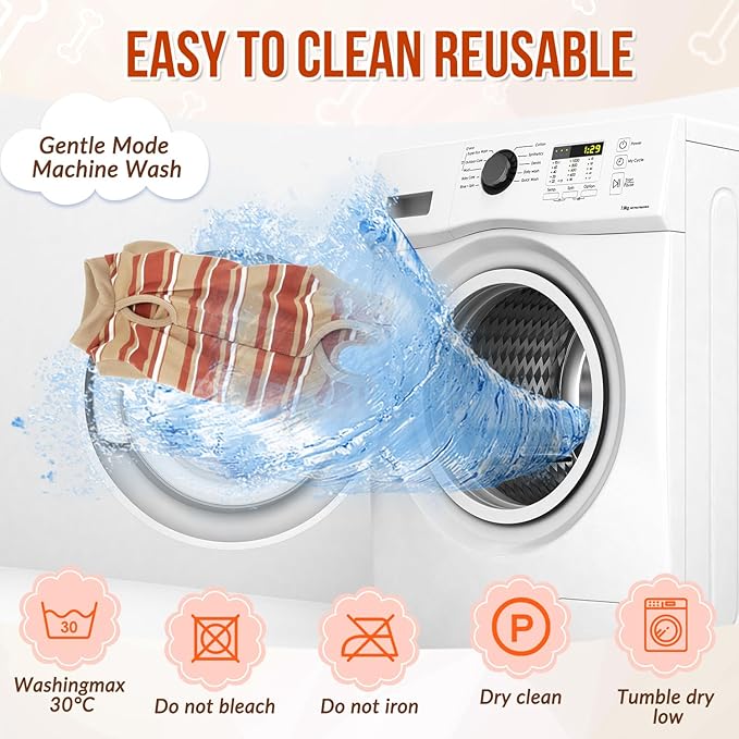 Lukovee Recovery Suit for Dogs, Onesie Surgery Recovery Suit for Female Male Dogs, Abdominal Wounds Cone E-Collar Alternative Prevent Licking Spay Recovery Suit (Brown Stripes,L)