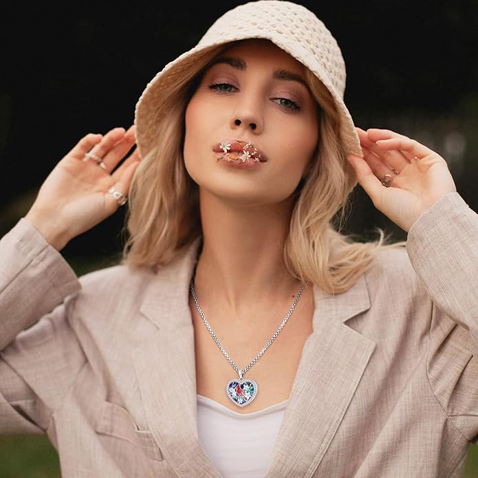 Picture Locket Necklace for Women Men Rose 14K Real Gold 925 Sterling Silver Jewelry Heart Locket Necklace that Holds Pictures Tree of Life Viking Wolf Celtic Knot St Christopher St Michael Pendant