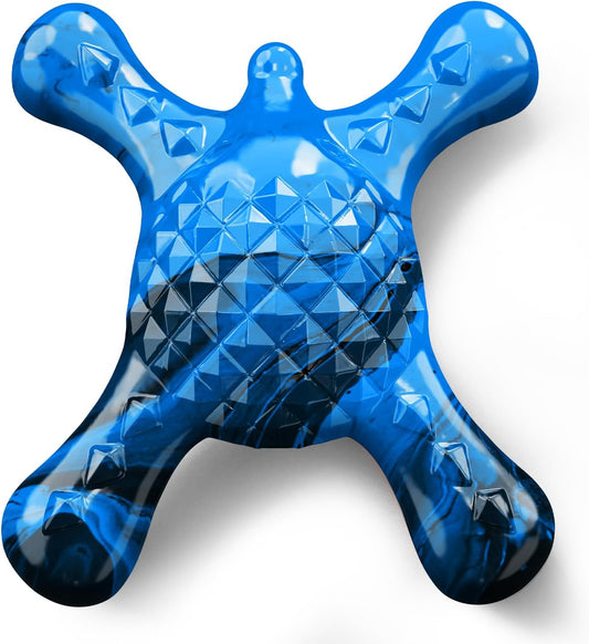 Dog Toys for Small Dogs, Nylon Indestructible Dog Toy for Small Dogs, Hedgehog Puppy Chew Toys with Bacon Flavor,Long Lasting, Puppy Teething Toys, Blue